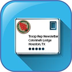 Troop rep newsletter icon